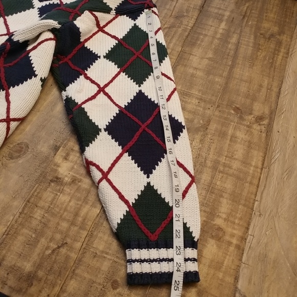 Tommy Hilfiger Heavyweight Argyle Knitted Sweater - Picture 5 of 8